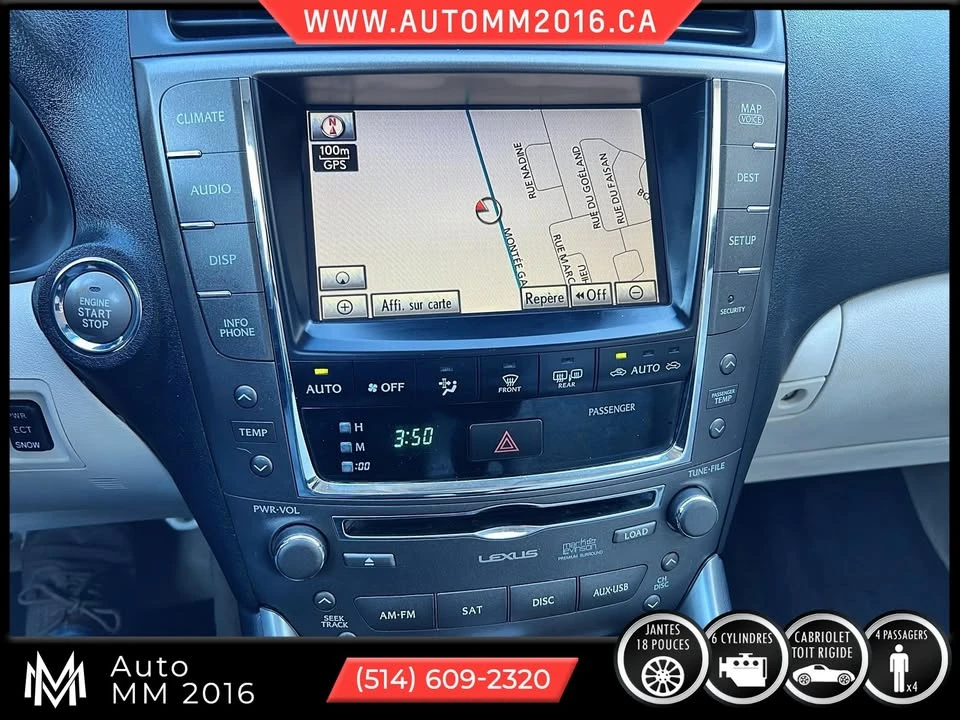 2010 Lexus IS 2nd Gen - Image 12 of 17