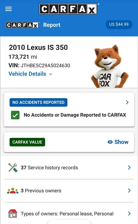 2010 Lexus IS 2nd Gen - Image 2 of 20