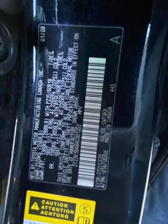 2010 Lexus RX 3rd Gen - Image 20 of 20