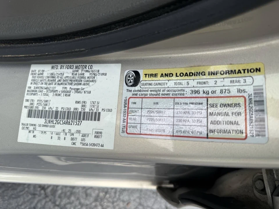 2010 Lincoln MKZ - Image 14 of 21