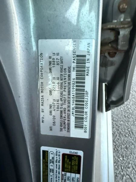 2010 Mazda Mazda 3 2nd Gen - Image 12 of 12