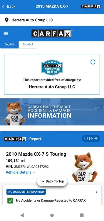 2010 Mazda CX-7 - Image 8 of 16