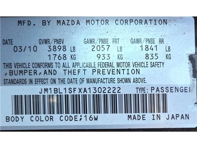 2010 Mazda Mazda 3 2nd Gen - Image 9 of 9