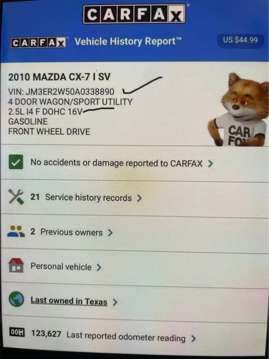 2010 Mazda CX-7 - Image 2 of 10