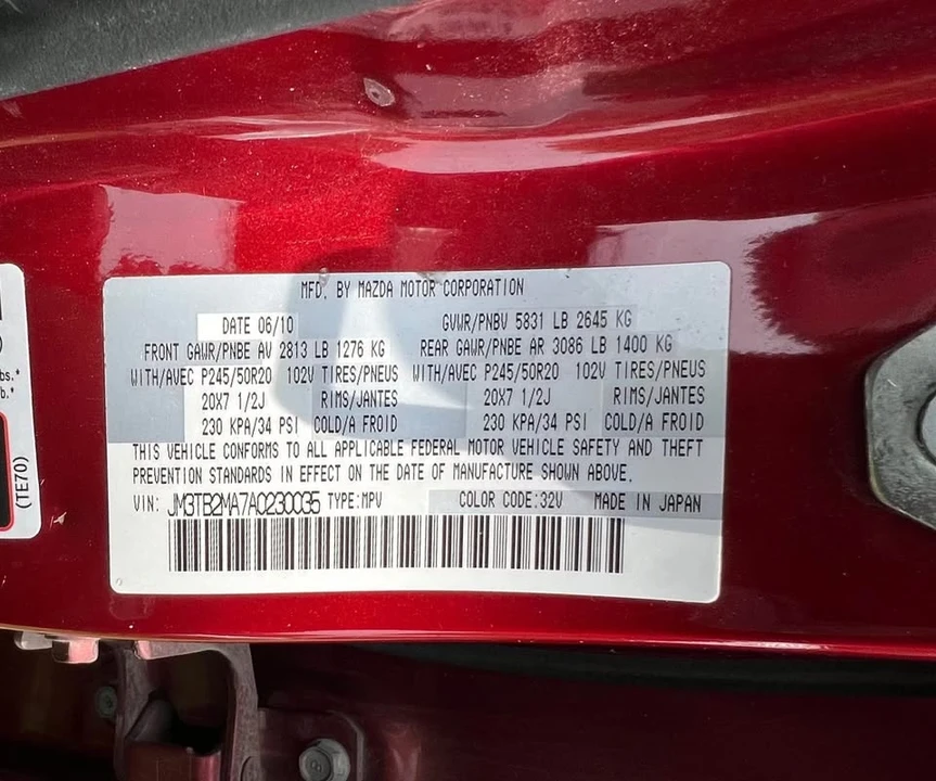 2010 Mazda CX-9 - Image 11 of 11
