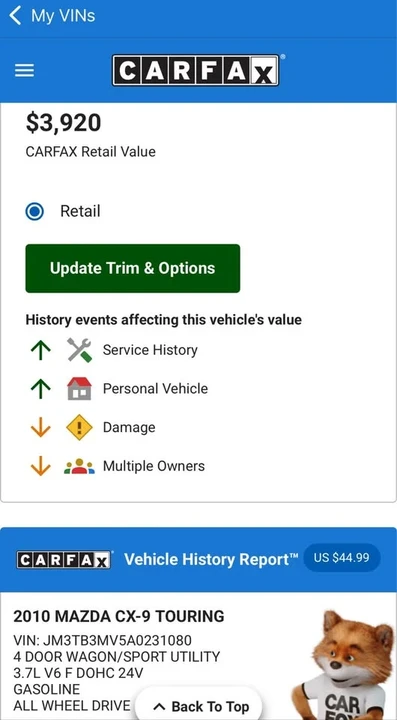 2010 Mazda CX-9 - Image 12 of 14