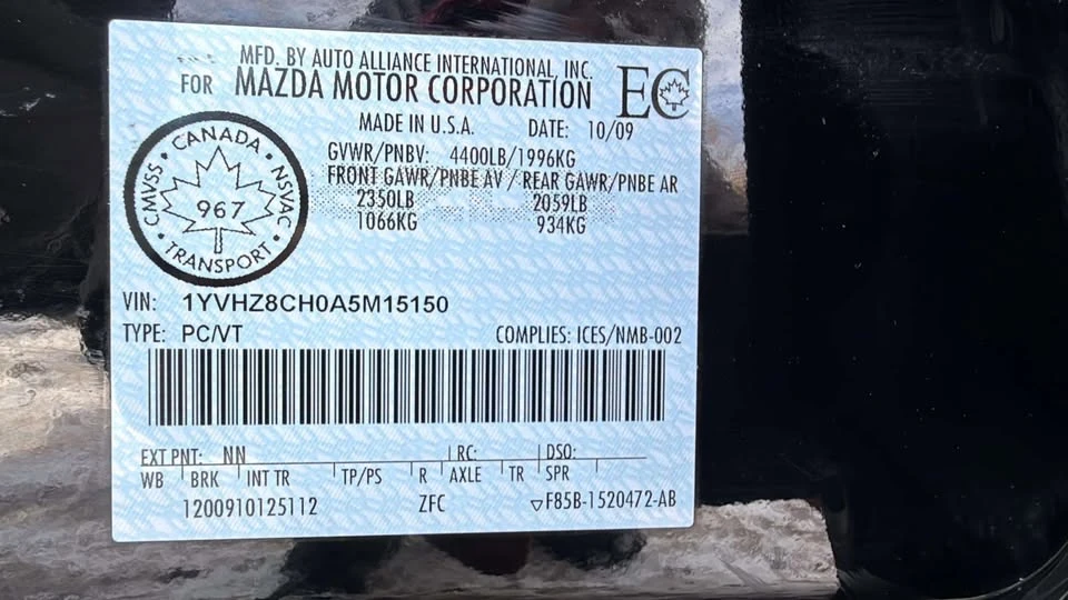 2010 Mazda Mazda 6 2nd Gen - Image 20 of 20