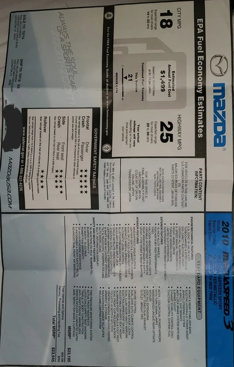 2010 Mazda Mazdaspeed 3 2nd Gen - Image 12 of 13
