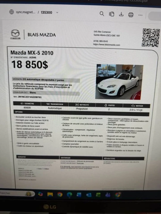 2010 Mazda NC MX-5 Miata - Image 3 of 15