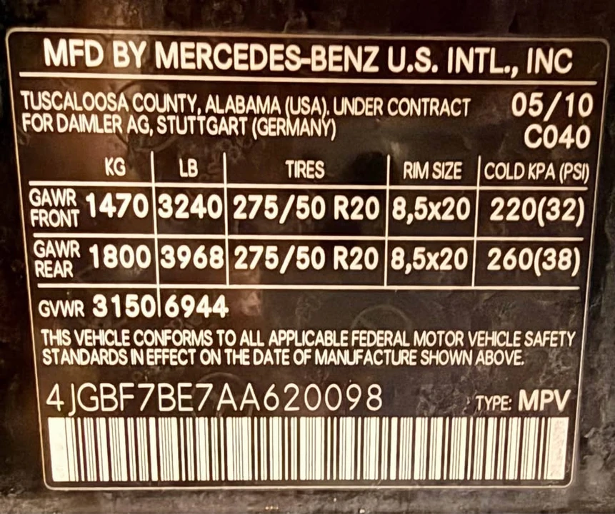 2010 Mercedes-Benz X164 GL-Class - Image 20 of 20