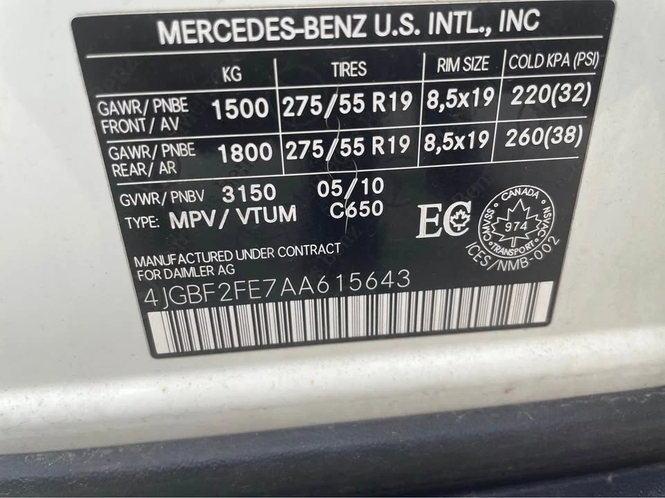 2010 Mercedes-Benz X164 GL-Class - Image 11 of 12