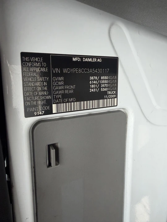 2010 Mercedes-Benz NCV3 Sprinter - Image 12 of 18
