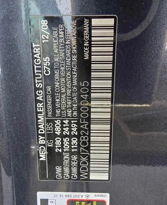 2010 Mercedes-Benz W212 E-Class - Image 13 of 13