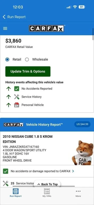 2010 Nissan Cube - Image 18 of 18