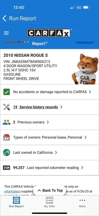 2010 Nissan Rogue - Image 12 of 12