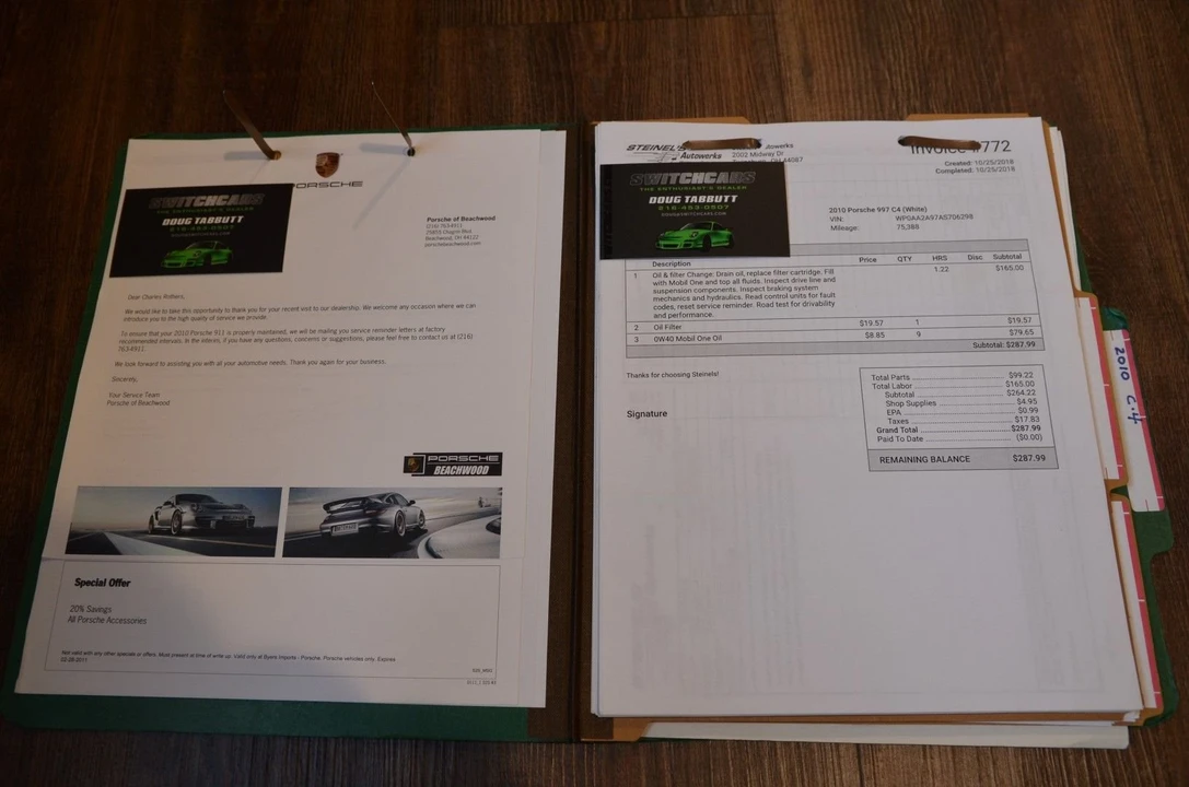 2010 Porsche 997 Carrera 4 - Image 16 of 19