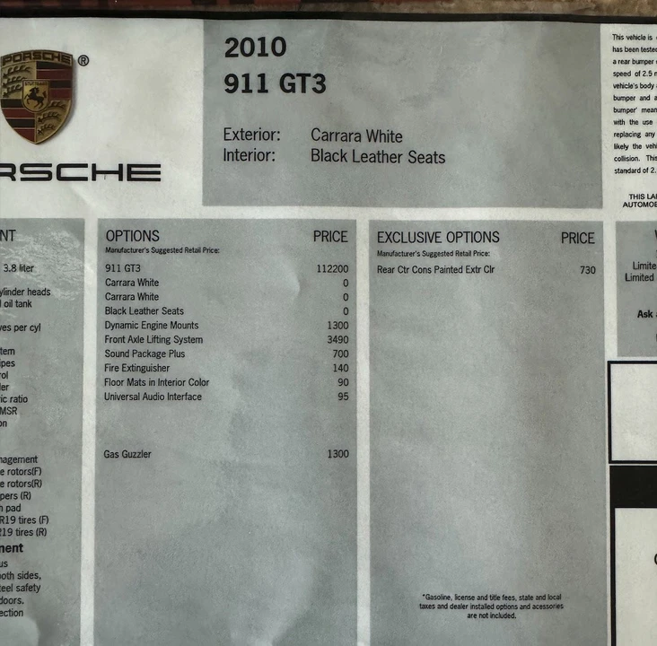 2010 Porsche 997 GT3 - Image 2 of 2