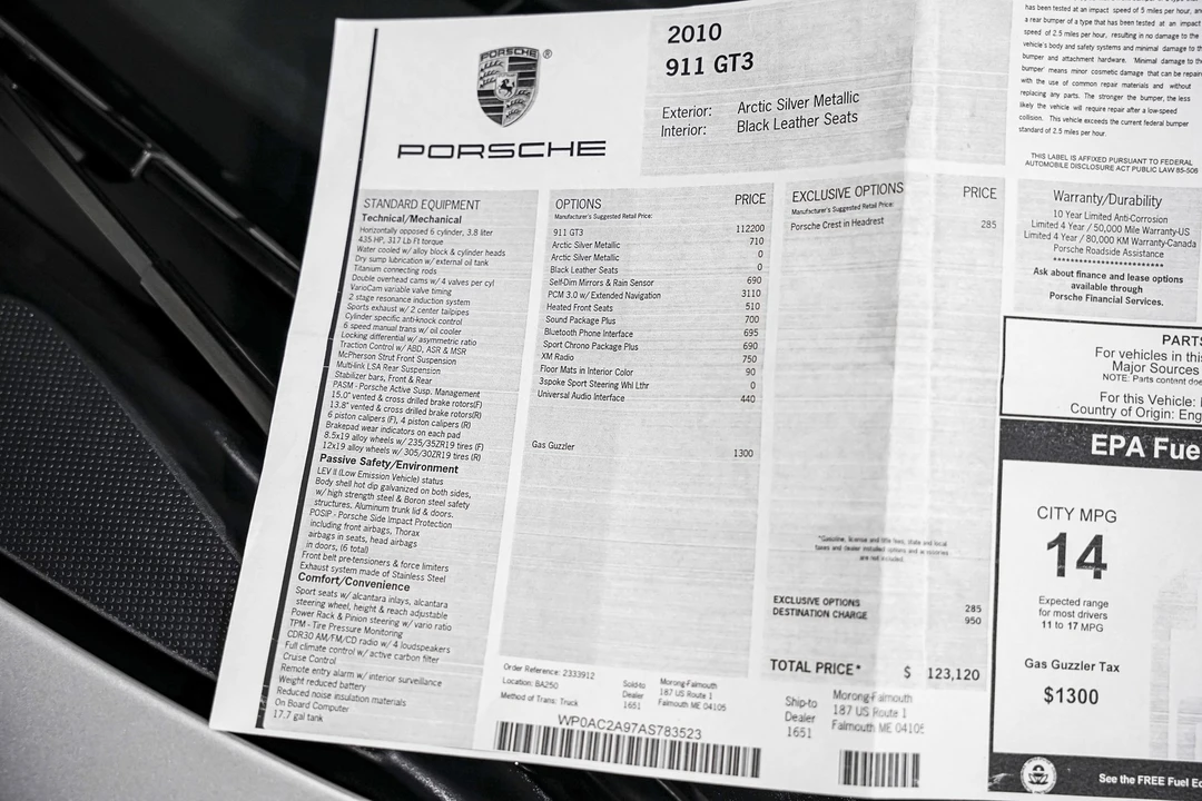 2010 Porsche 997 GT3 - Image 2 of 21