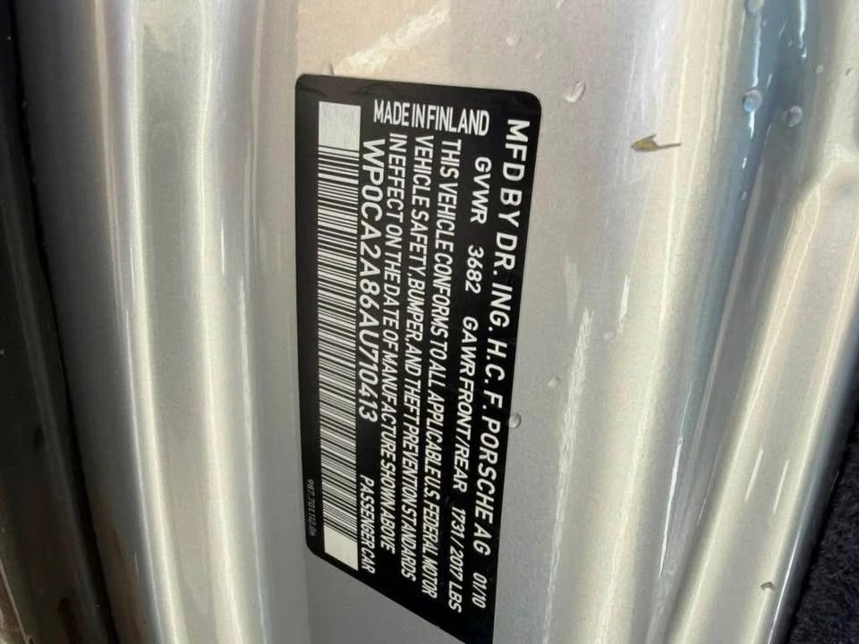 2010 Porsche 987 Boxster - Image 10 of 18