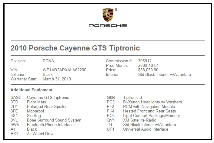2010 Porsche 955/957 Cayenne GTS - Image 14 of 14