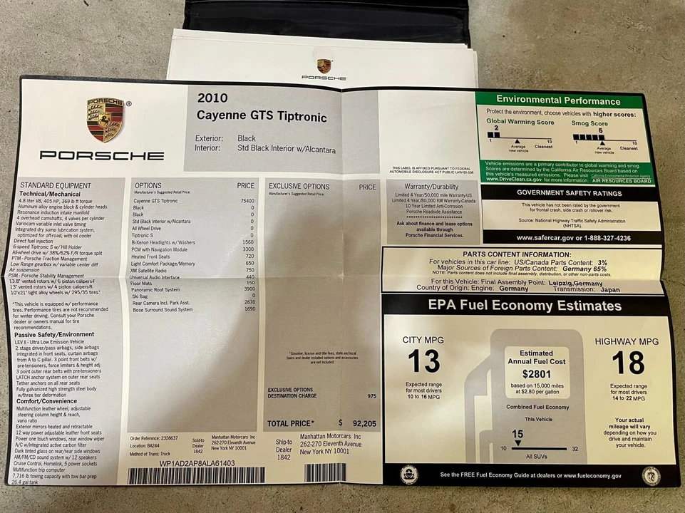 2010 Porsche 955/957 Cayenne GTS - Image 14 of 15