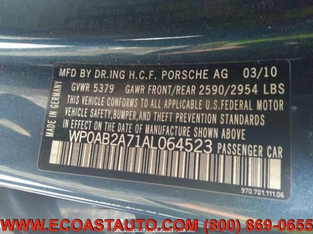 2010 Porsche 970 Panamera - Image 10 of 10
