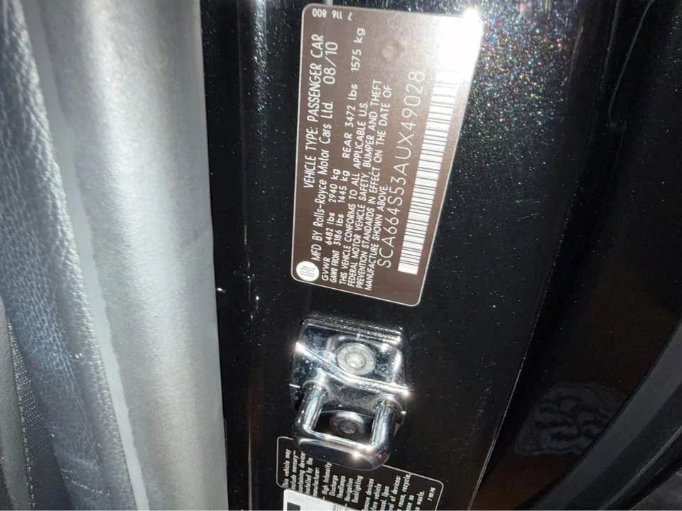 2010 Rolls-Royce Ghost 1st Gen - Image 8 of 8