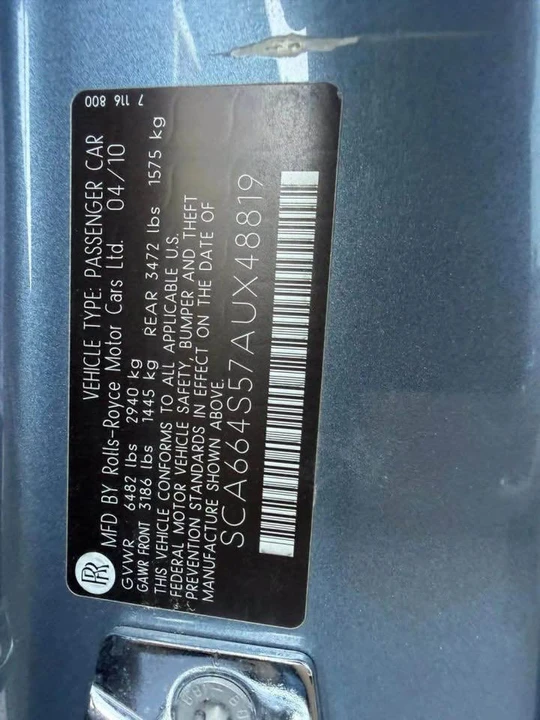 2010 Rolls-Royce Ghost 1st Gen - Image 19 of 20