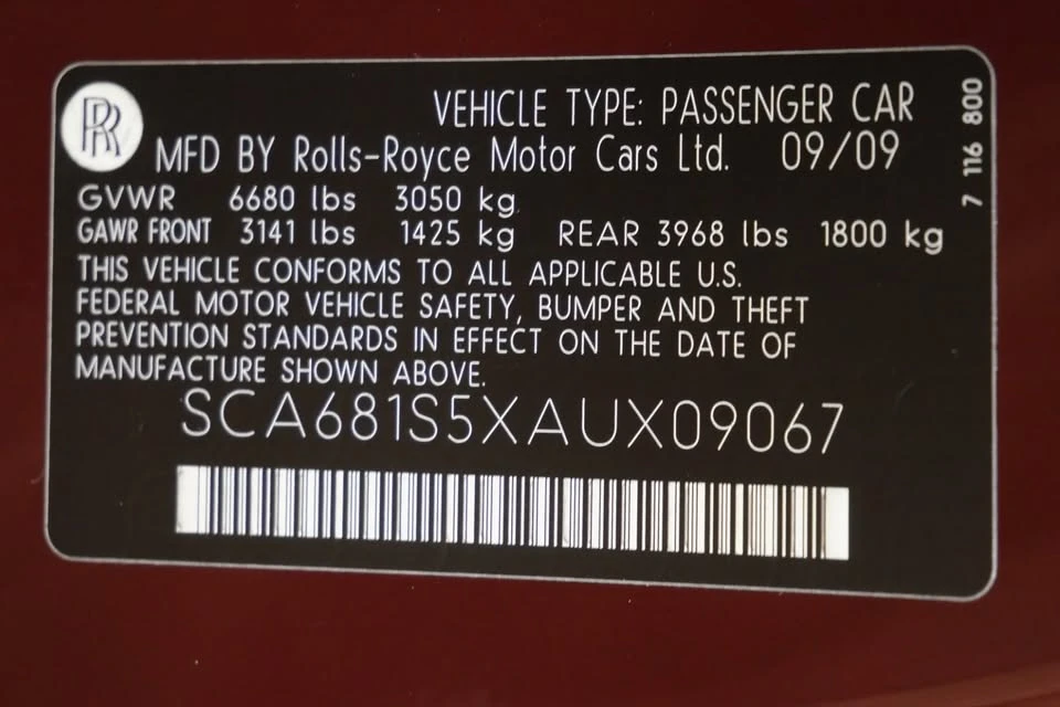 2010 Rolls-Royce Phantom VII - Image 18 of 19