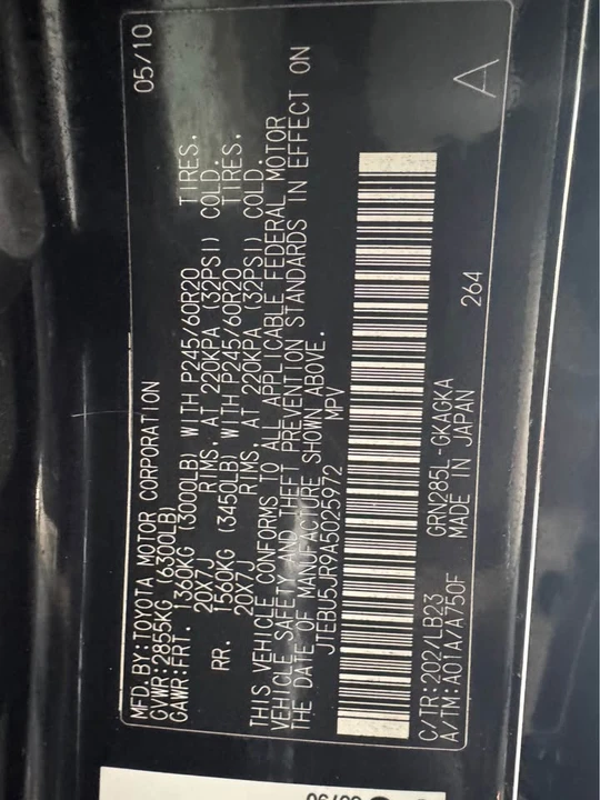 2010 Toyota 4Runner 5th Gen - Image 11 of 14