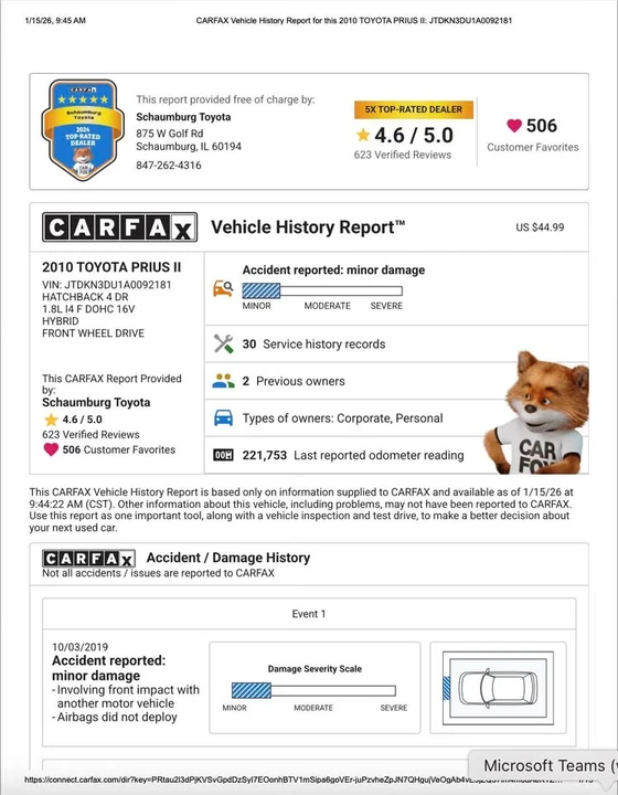 2010 Toyota Prius 3rd Gen - Image 10 of 20