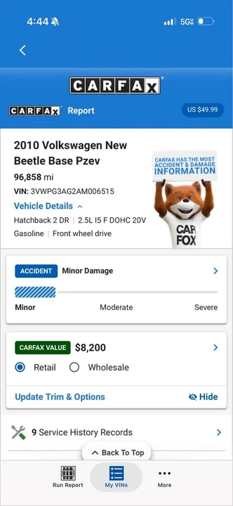 2010 Volkswagen New Beetle - Image 10 of 20