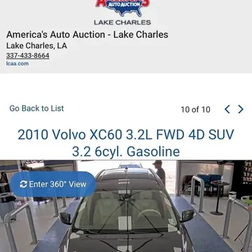 2010 Volvo XC60 3.2 Platinum Sport Utility 4D