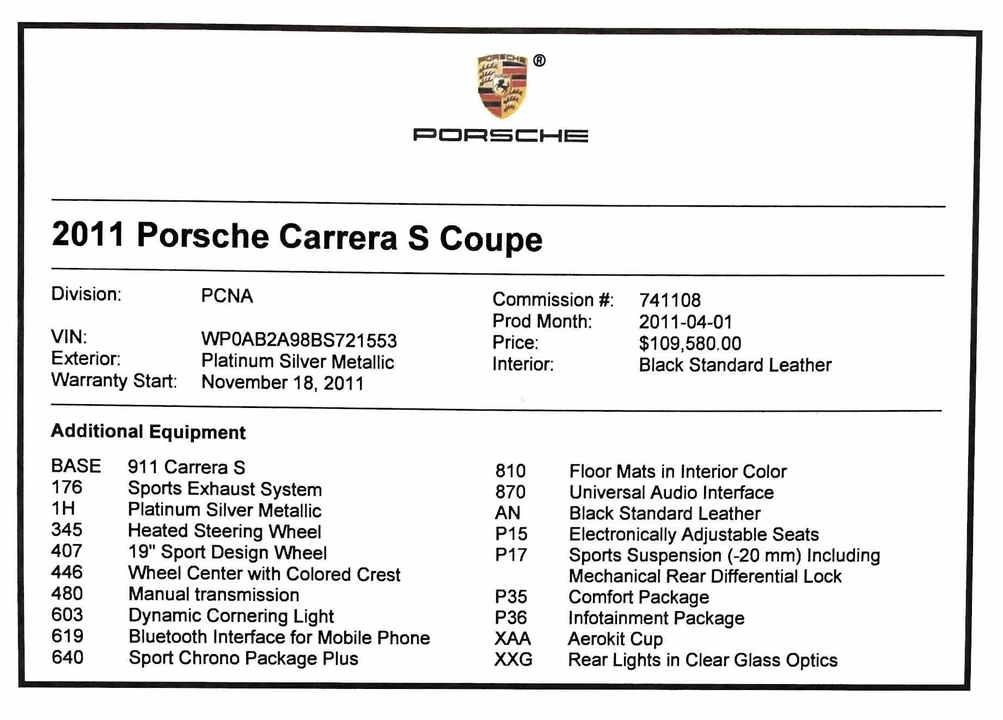 2011 Porsche 997 Carrera S - Image 2 of 21