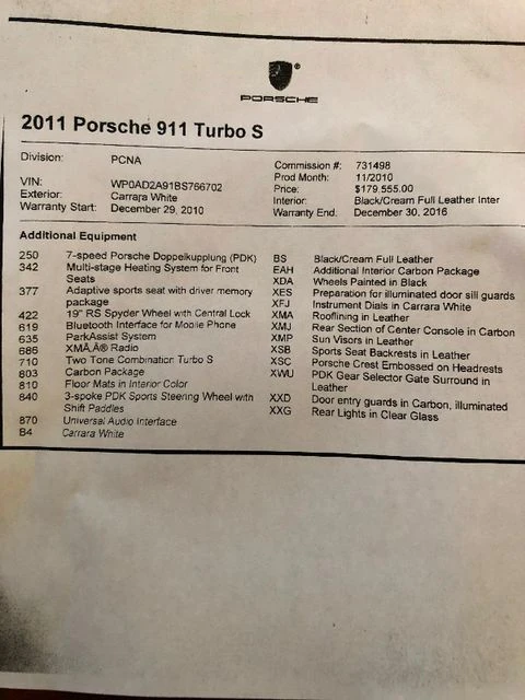 2011 Porsche 997 Turbo S - Image 12 of 12