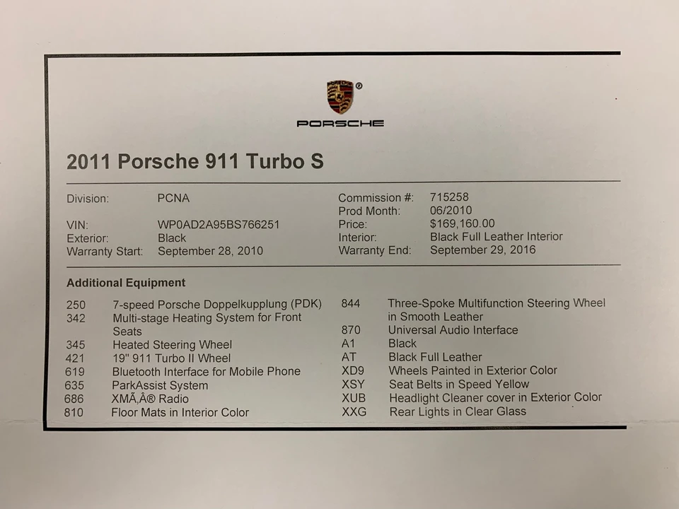 2011 Porsche 997 Turbo S - Image 23 of 23