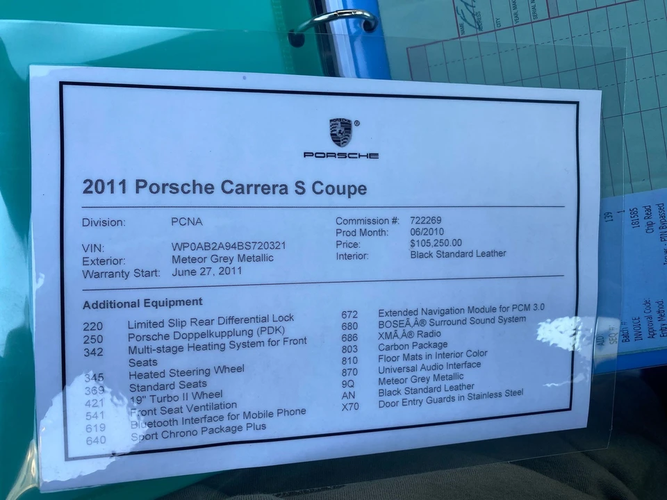 2011 Porsche 997 Carrera S - Image 11 of 11