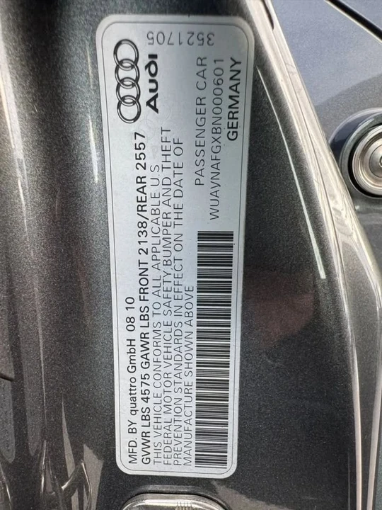 2011 Audi 42 R8 - Image 11 of 20