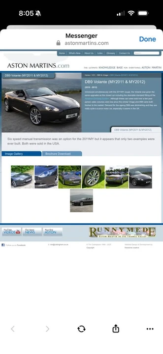 2011 Aston Martin DB9 - Image 11 of 11