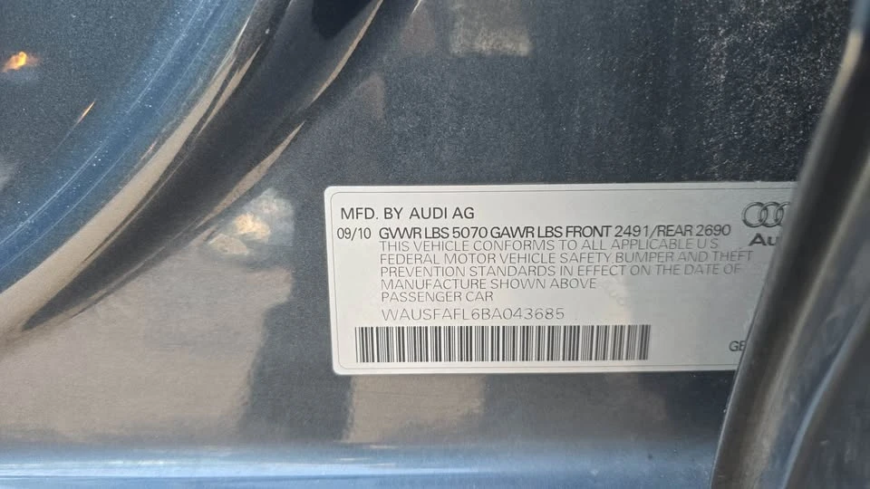 2011 Audi B8 A4 - Image 20 of 20