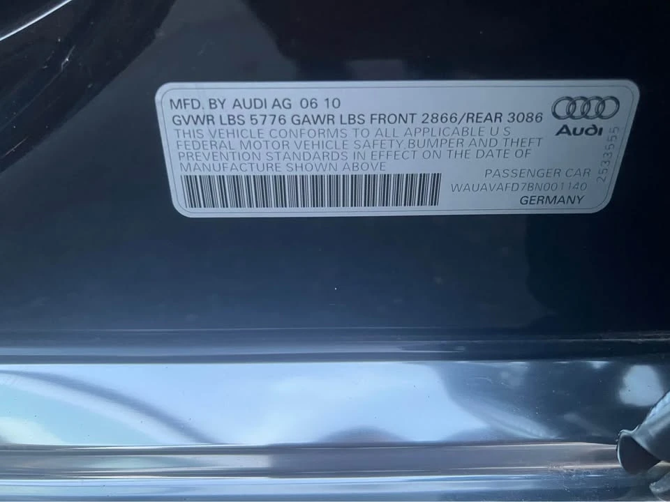 2011 Audi D4 A8 - Image 13 of 20