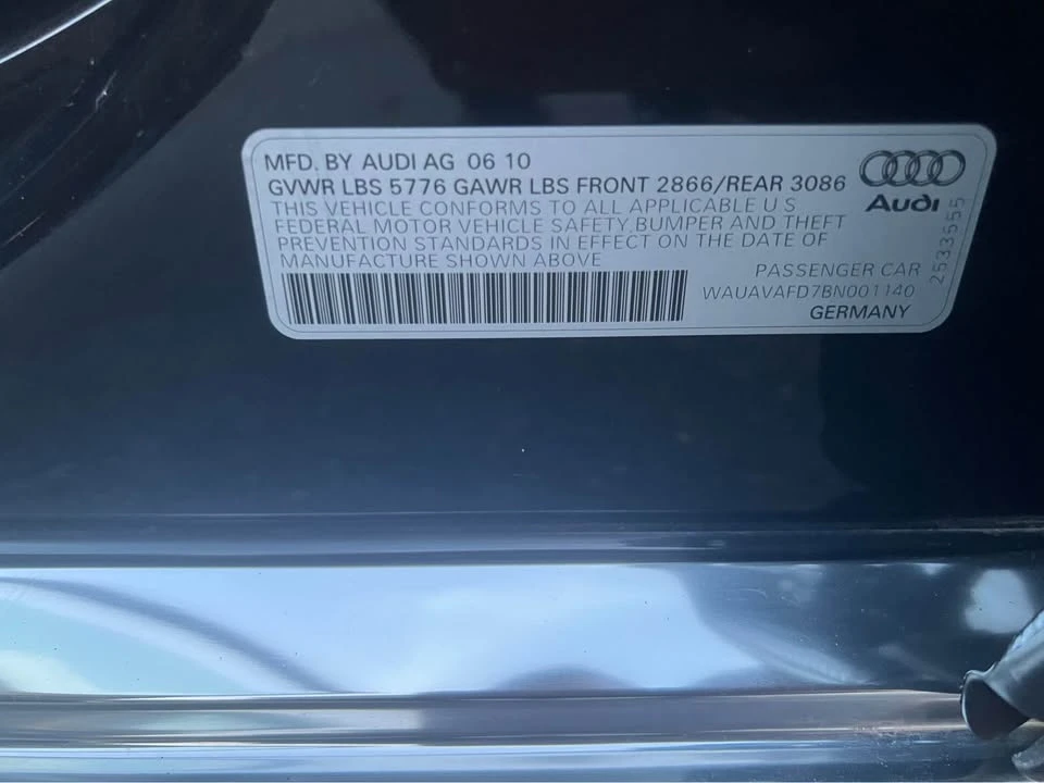 2011 Audi D4 A8 - Image 12 of 20