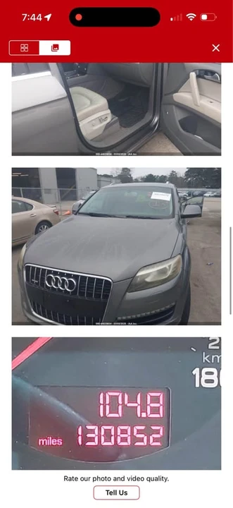 2011 Audi 4L Q7 - Image 2 of 5