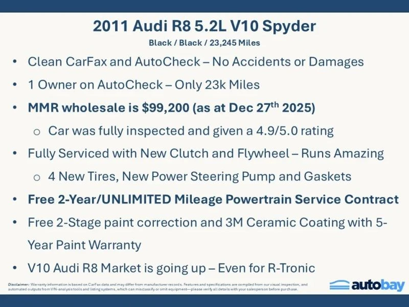 2011 Audi 42 R8 - Image 2 of 12