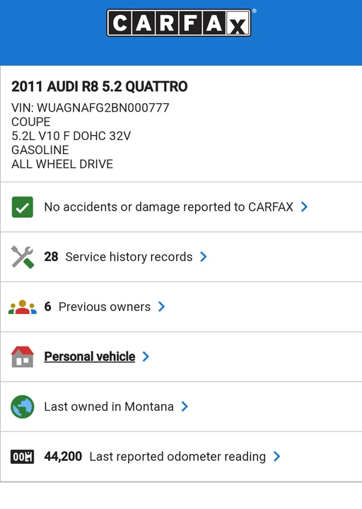 2011 Audi 42 R8 - Image 18 of 18