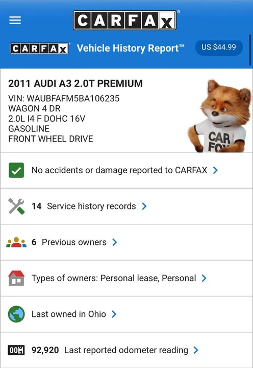 2011 Audi 8P A3 - Image 19 of 19