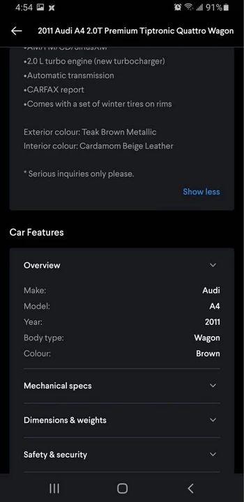 2011 Audi B8 A4 - Image 16 of 21
