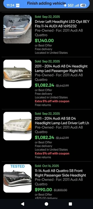 2011 Audi D4 A8 - Image 14 of 17
