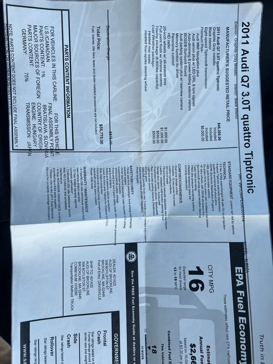 2011 Audi 4L Q7 - Image 16 of 19