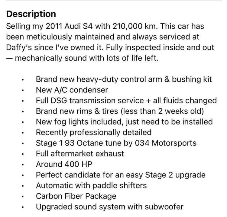 2011 Audi B8 S4 - Image 10 of 10
